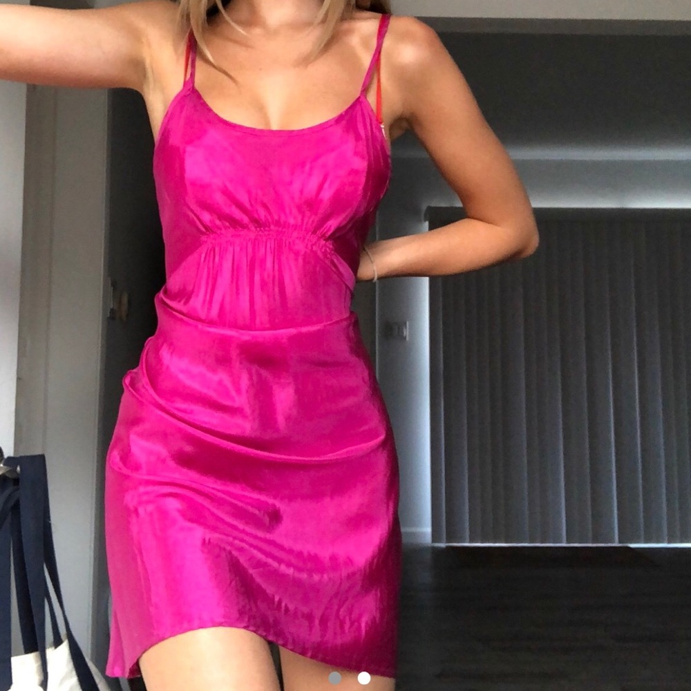 Vintage hot mink silk dress from wasteland